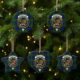 Bannatyne Tartan Crest Christmas Ceramic Ornament